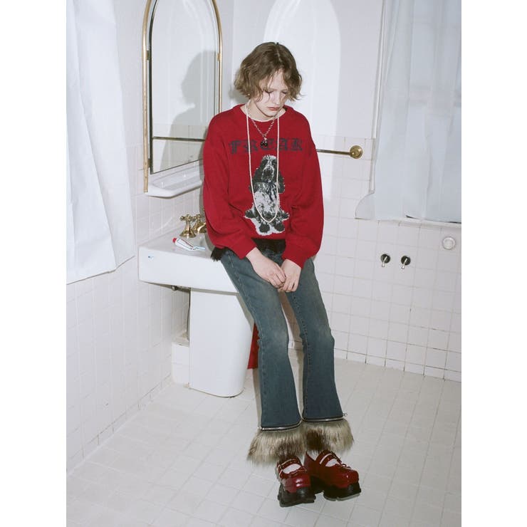 ファードッキングフィットフレアデニム | jouetie | 詳細画像2 