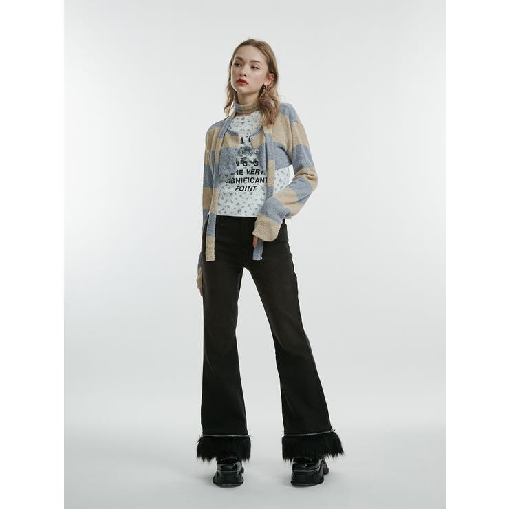 ファードッキングフィットフレアデニム | jouetie | 詳細画像7 