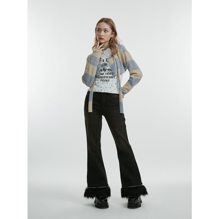 ファードッキングフィットフレアデニム | jouetie | 詳細画像9 