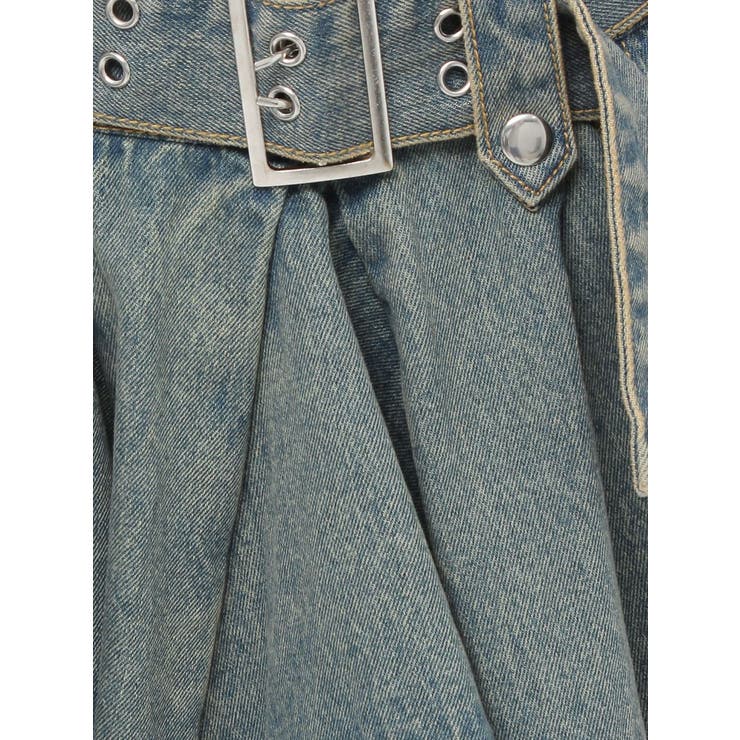 アシメヘムデニムミニスカート【セットアップ対応】 | jouetie | 詳細画像34 