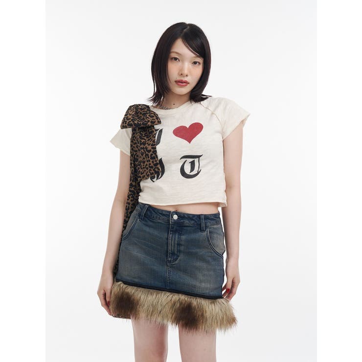 d.i.a. ファー付き　デニム ミニスカート ポケットファーWinterミニスカート(505763846) | SWINGLE