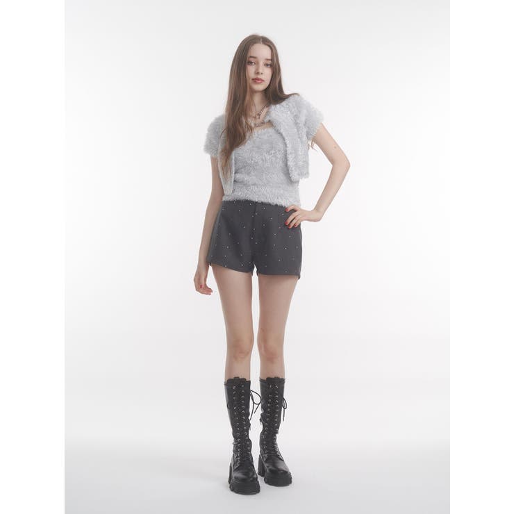 ハーフスリーブラメニットアンサンブル | jouetie | 詳細画像2 