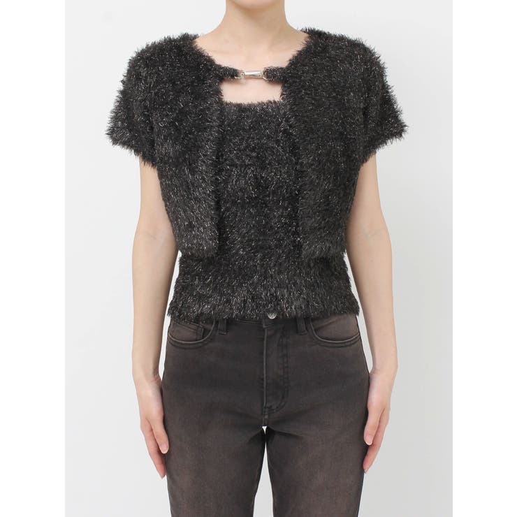 ハーフスリーブラメニットアンサンブル | jouetie | 詳細画像21 