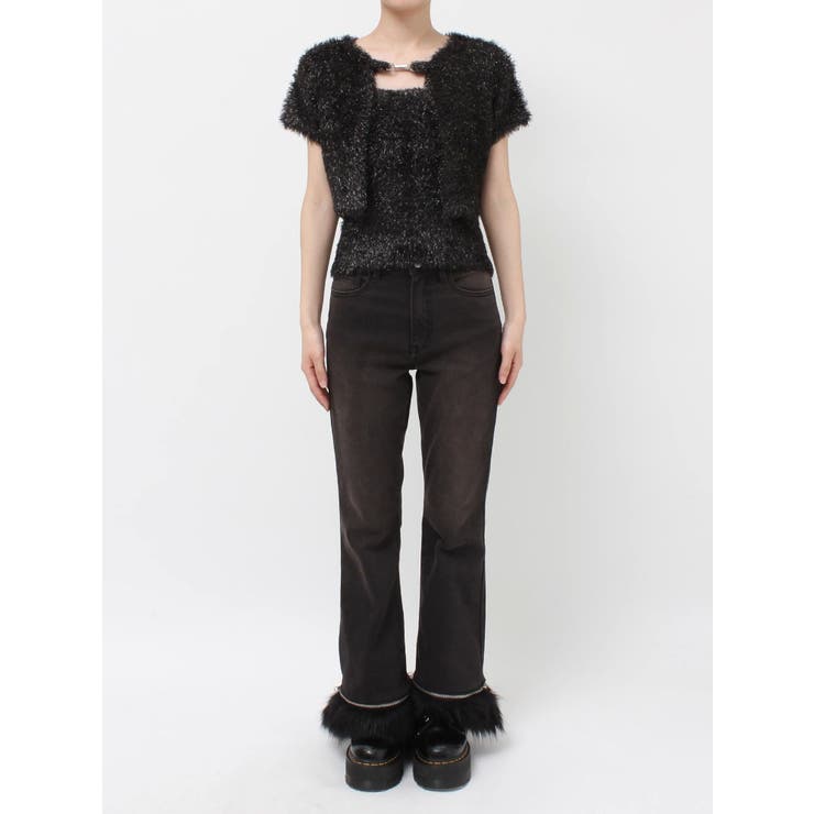 ハーフスリーブラメニットアンサンブル | jouetie | 詳細画像30 