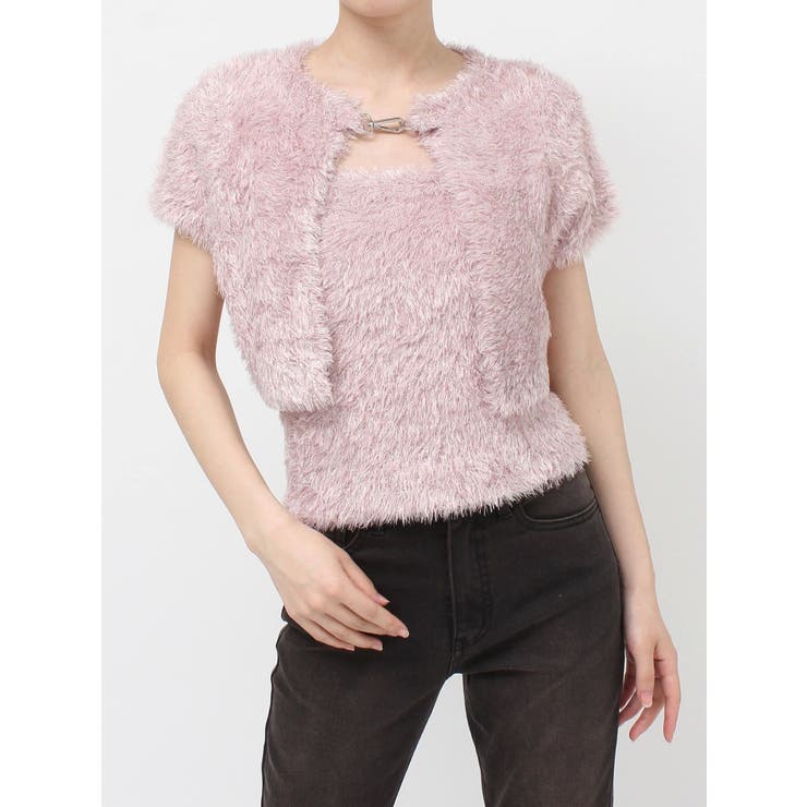 ハーフスリーブラメニットアンサンブル | jouetie | 詳細画像35 