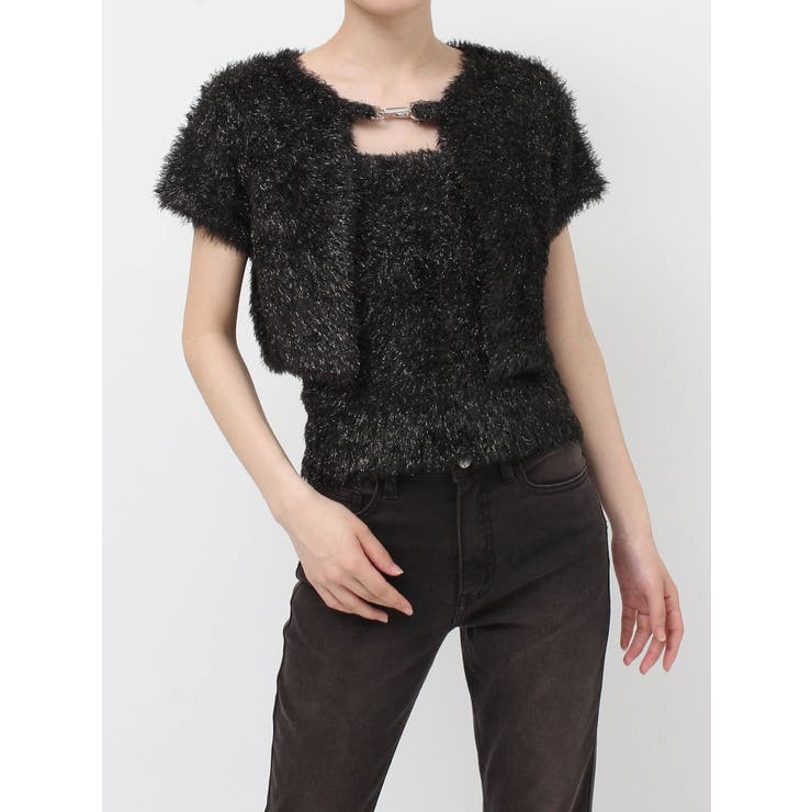 ハーフスリーブラメニットアンサンブル | jouetie | 詳細画像36 