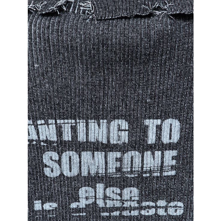 ハーフジップダメージニット | jouetie | 詳細画像20 