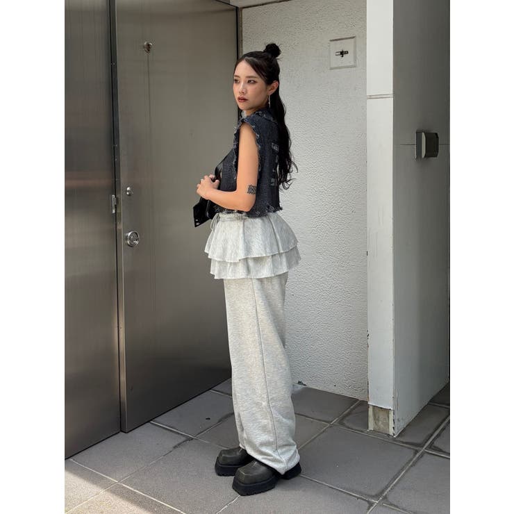 ハーフジップダメージニット | jouetie | 詳細画像4 