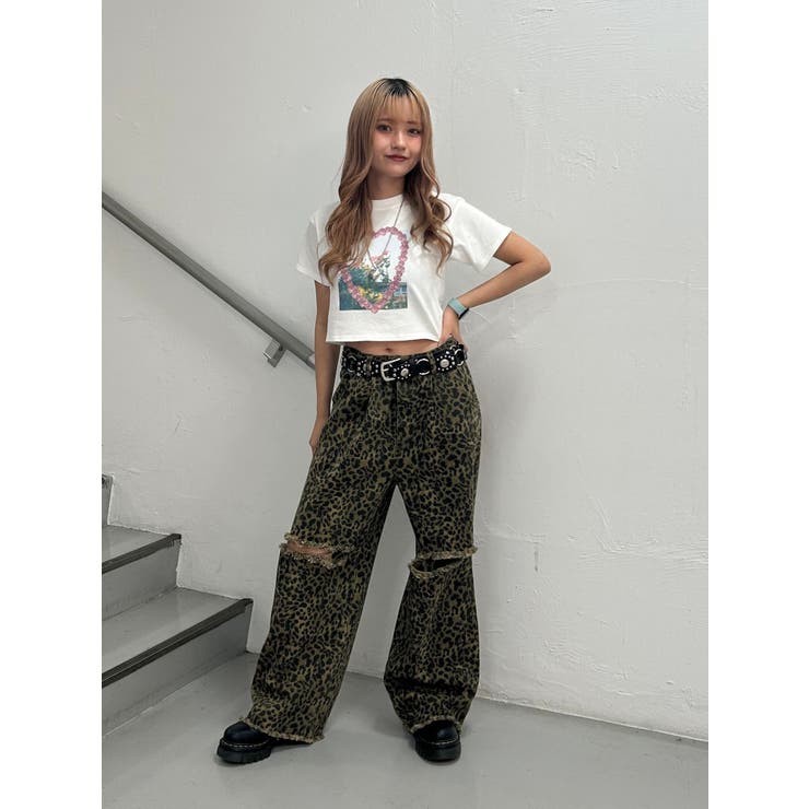 フラワーフォトフィットTシャツ | jouetie | 詳細画像15 