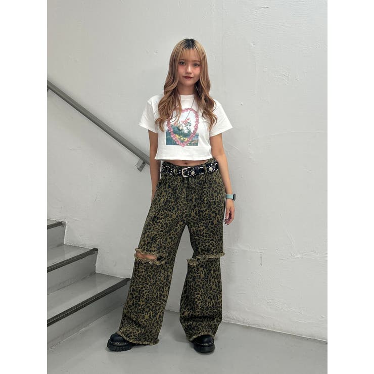 フラワーフォトフィットTシャツ | jouetie | 詳細画像16 