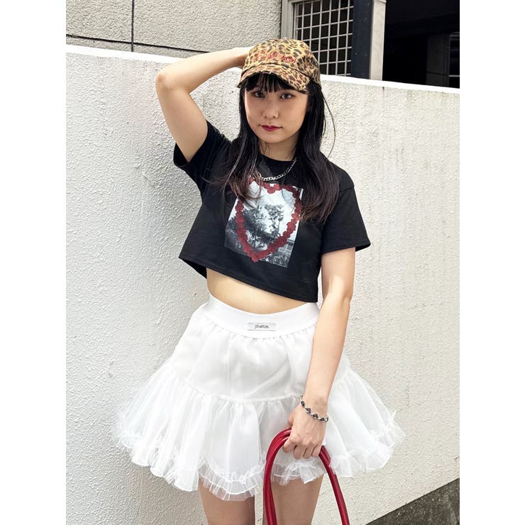 フラワーフォトフィットTシャツ | jouetie | 詳細画像17 