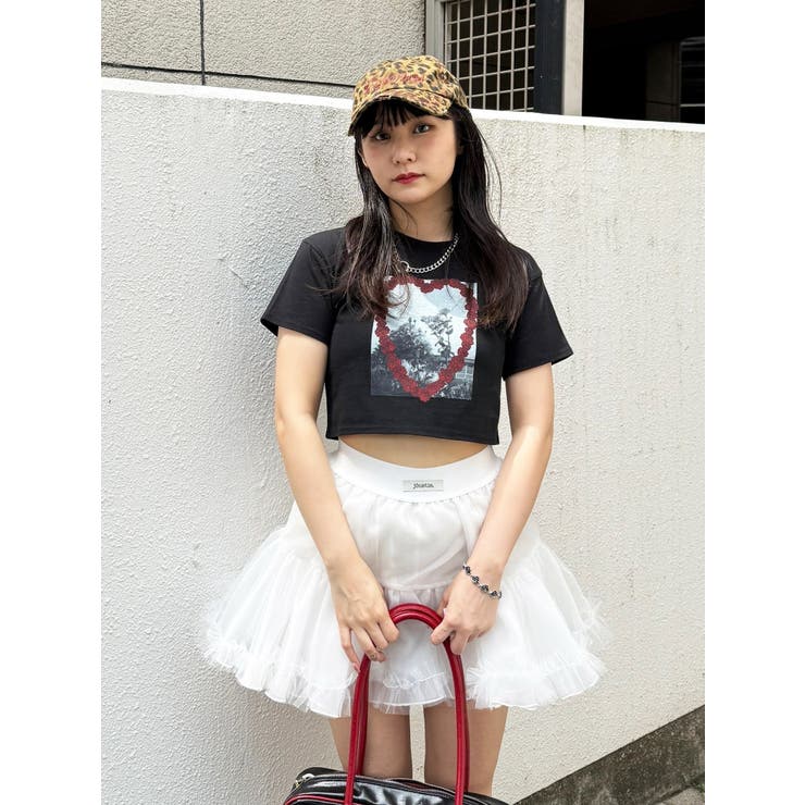 フラワーフォトフィットTシャツ | jouetie | 詳細画像18 