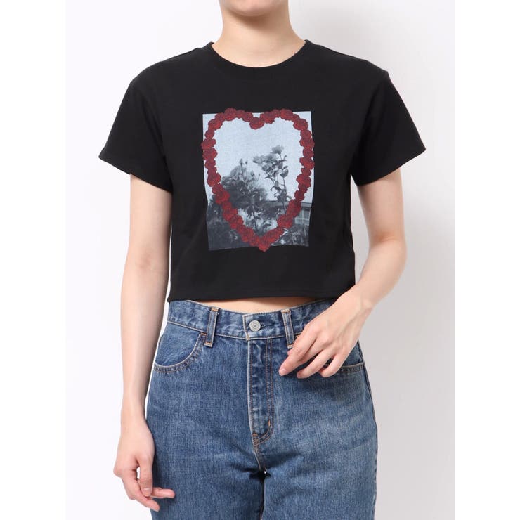 フラワーフォトフィットTシャツ | jouetie | 詳細画像31 
