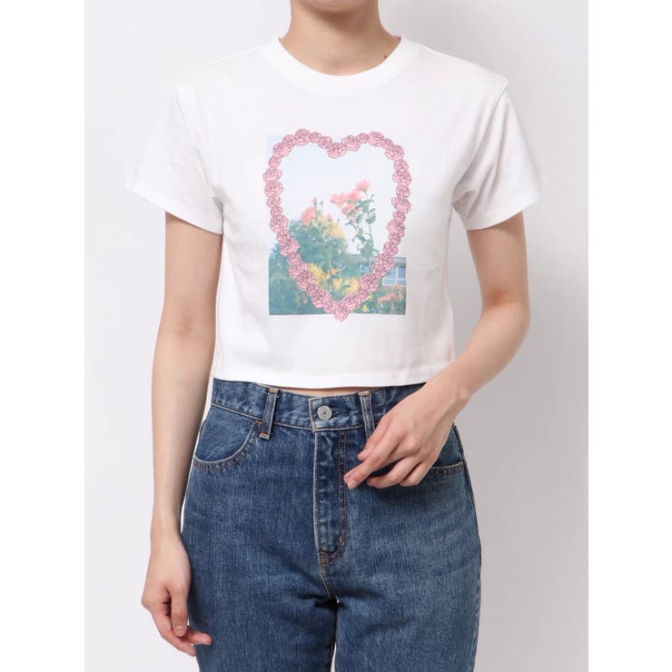 フラワーフォトフィットTシャツ | jouetie | 詳細画像33 