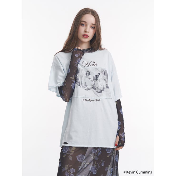 【KevinCummins×jouetie】フォトダメージBIGTシャツ | jouetie | 詳細画像11 