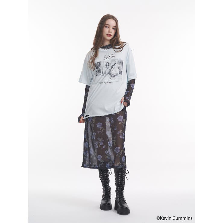 【KevinCummins×jouetie】フォトダメージBIGTシャツ | jouetie | 詳細画像13 