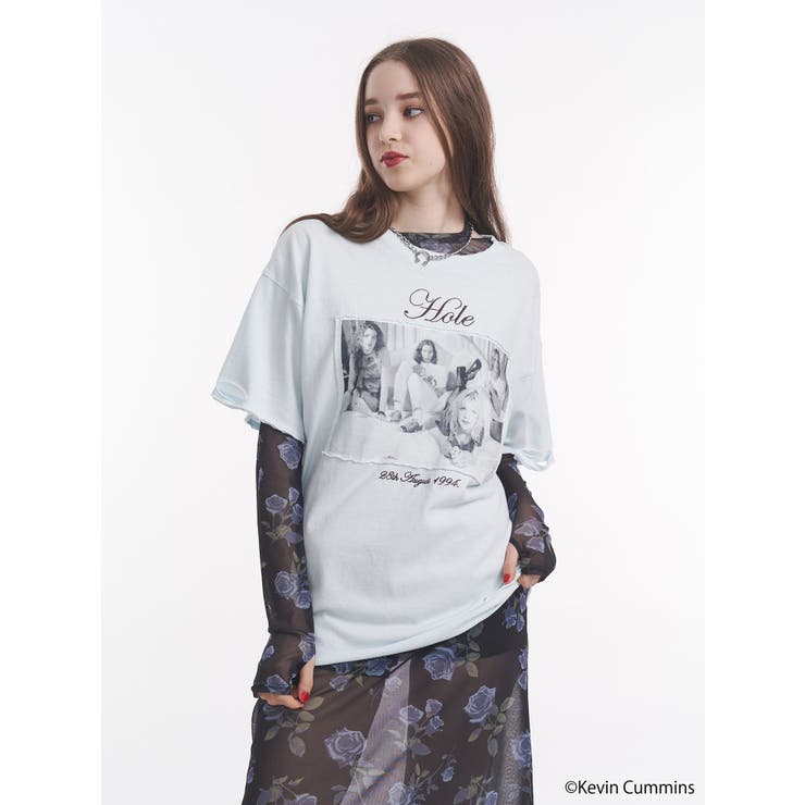 【KevinCummins×jouetie】フォトダメージBIGTシャツ | jouetie | 詳細画像9 