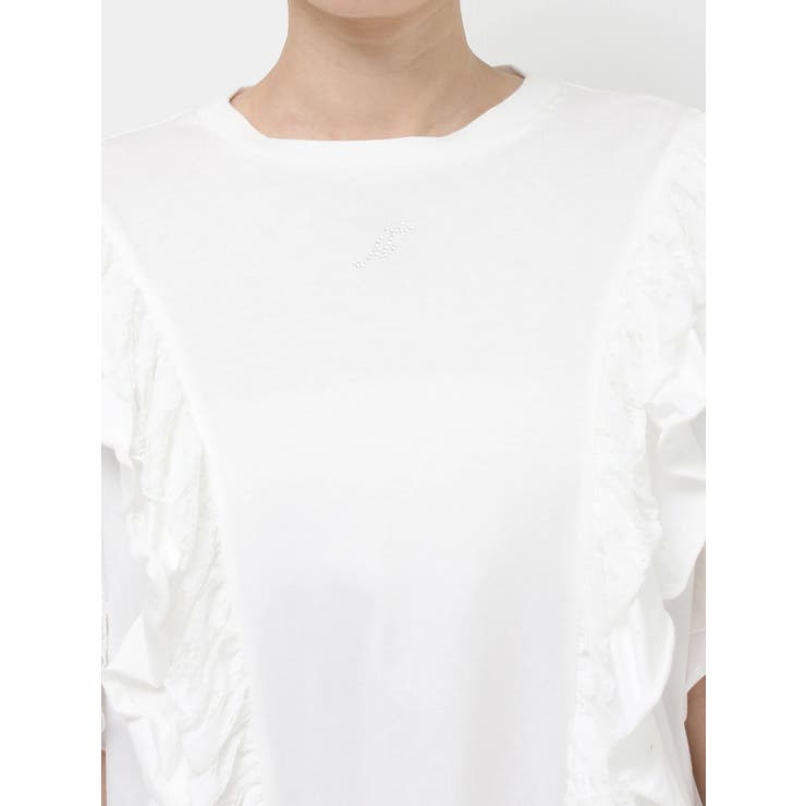 フリルドッキングルーズTシャツ | jouetie | 詳細画像30 