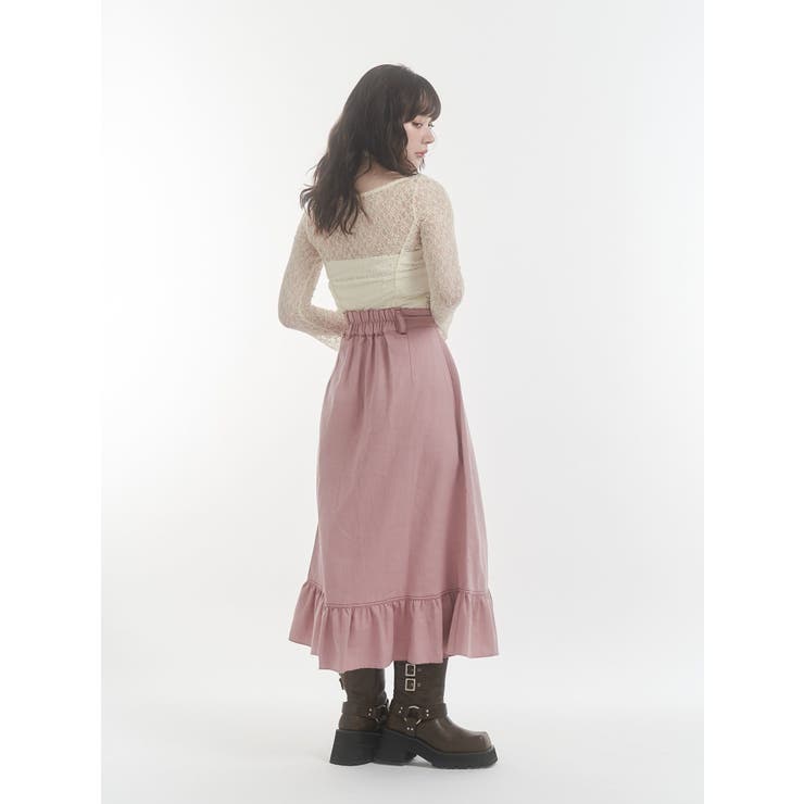 レースギャザートップス | jouetie | 詳細画像16 