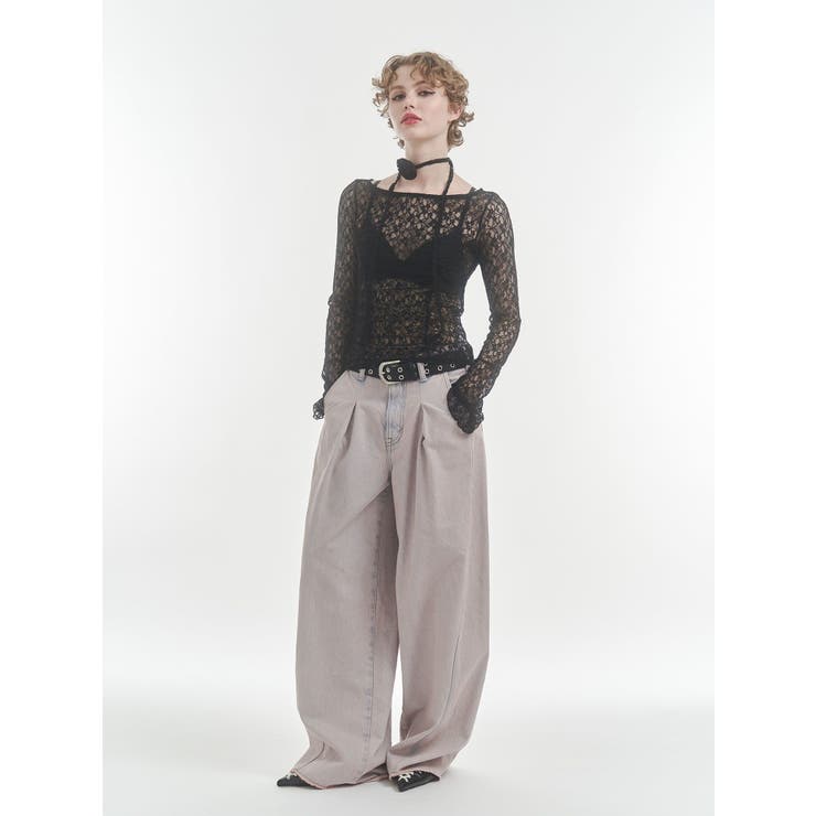 レースギャザートップス | jouetie | 詳細画像2 