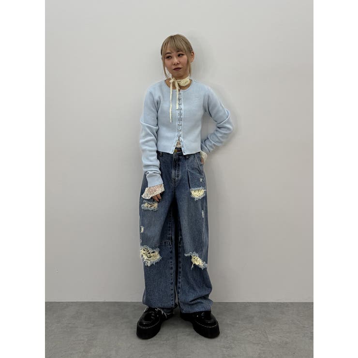 レースギャザートップス | jouetie | 詳細画像26 