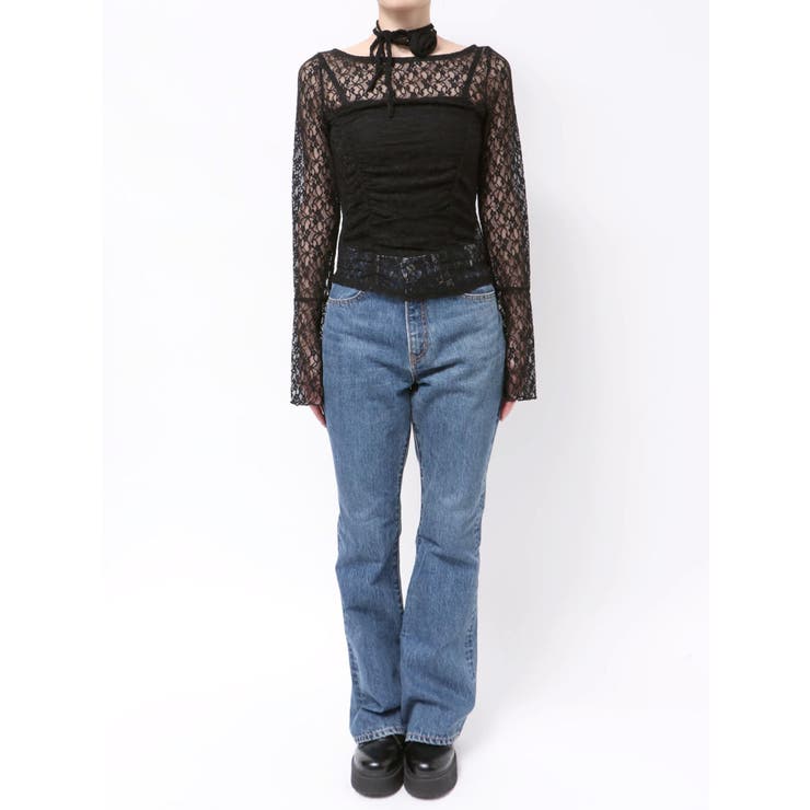 レースギャザートップス | jouetie | 詳細画像35 