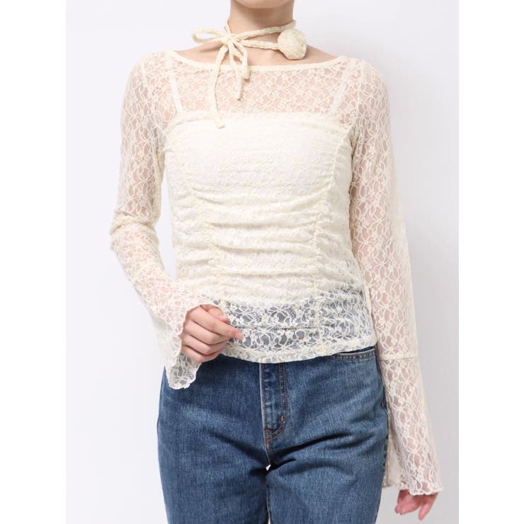 レースギャザートップス | jouetie | 詳細画像39 