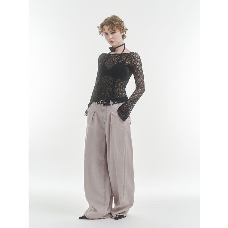 レースギャザートップス | jouetie | 詳細画像6 