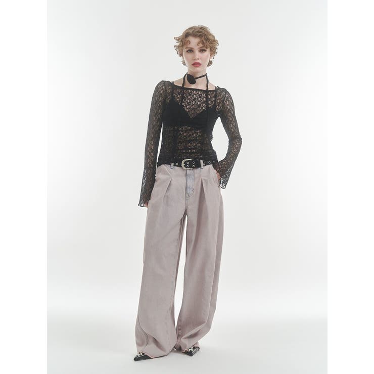 レースギャザートップス | jouetie | 詳細画像8 