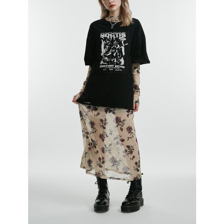 グランジグラフィックTシャツ | jouetie | 詳細画像7 