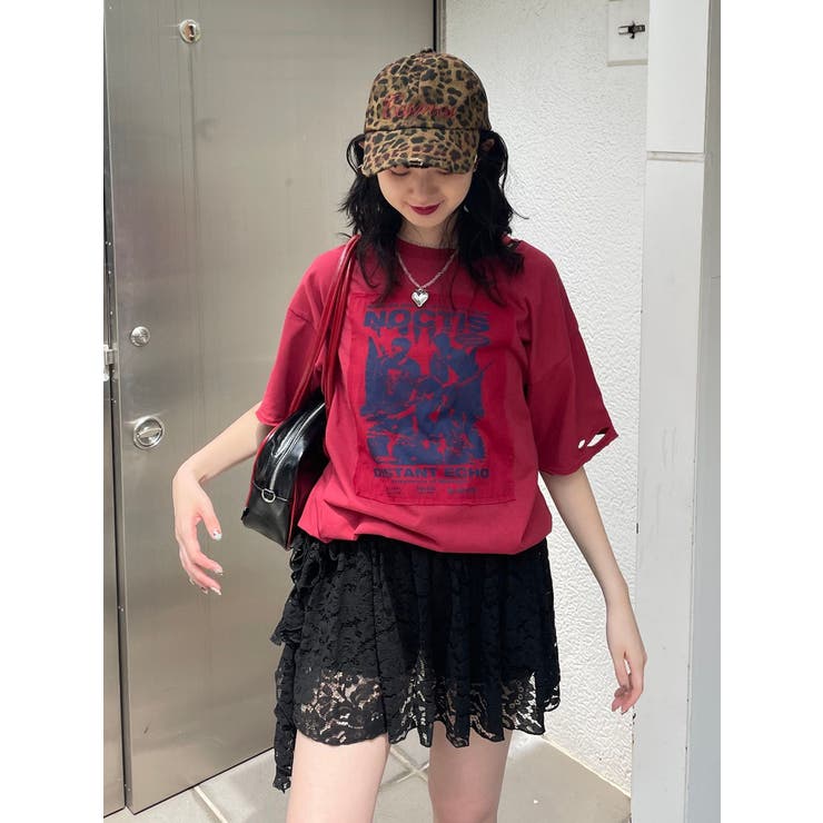 グランジグラフィックTシャツ | jouetie | 詳細画像8 