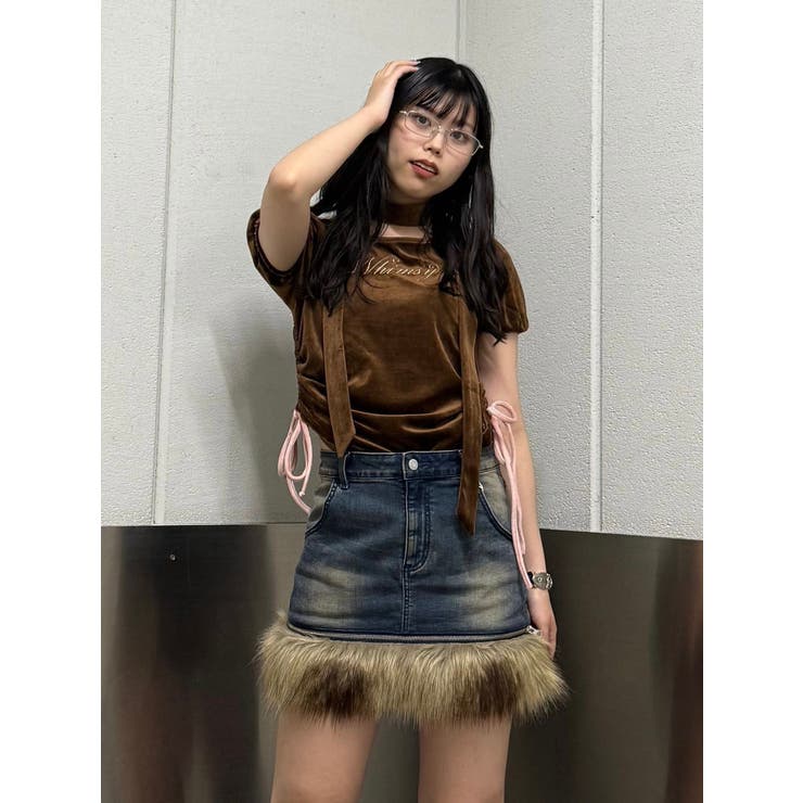 ベロアチョーカートップス | jouetie | 詳細画像4 