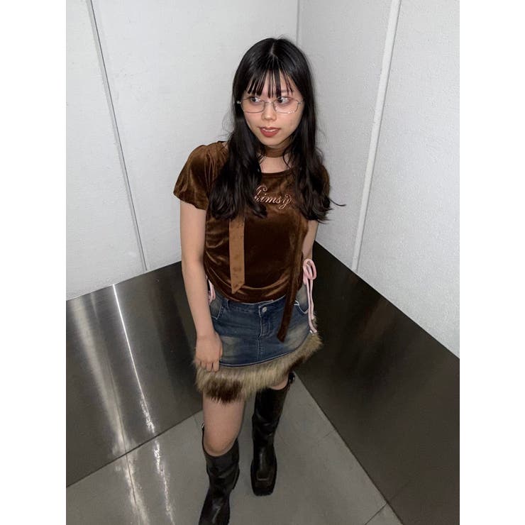 ベロアチョーカートップス | jouetie | 詳細画像5 