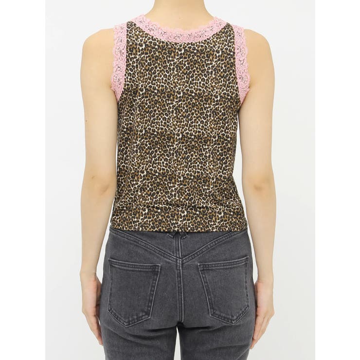 レースラインストーンロゴタンクトップ | jouetie | 詳細画像20 