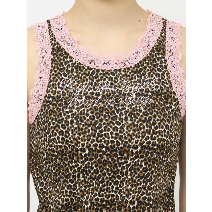 レースラインストーンロゴタンクトップ | jouetie | 詳細画像21 