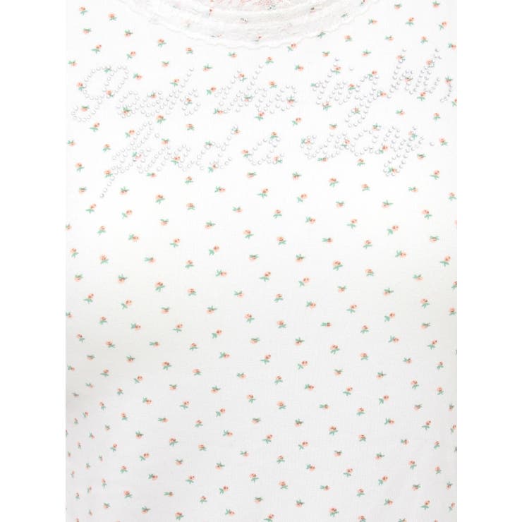 レースラインストーンロゴタンクトップ | jouetie | 詳細画像27 