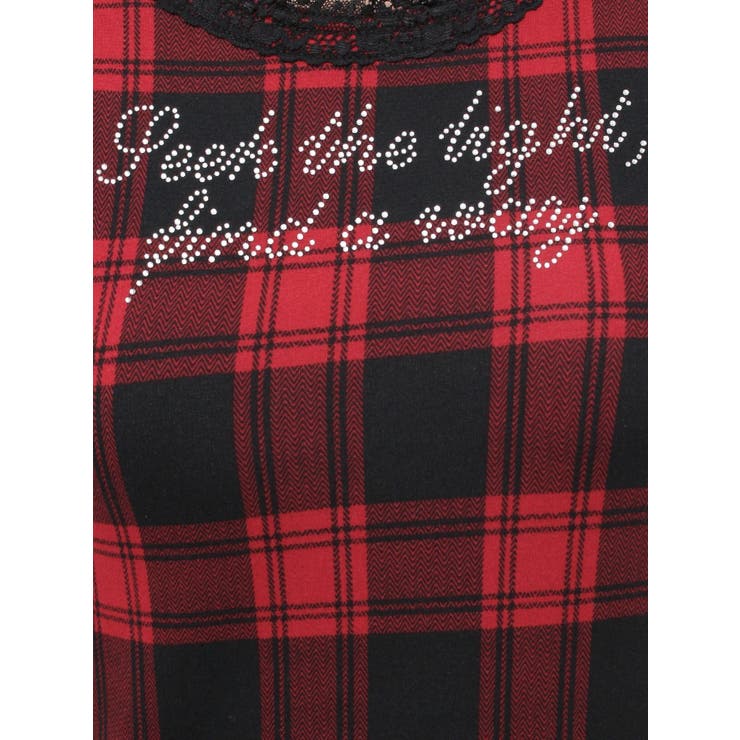 レースラインストーンロゴタンクトップ | jouetie | 詳細画像29 