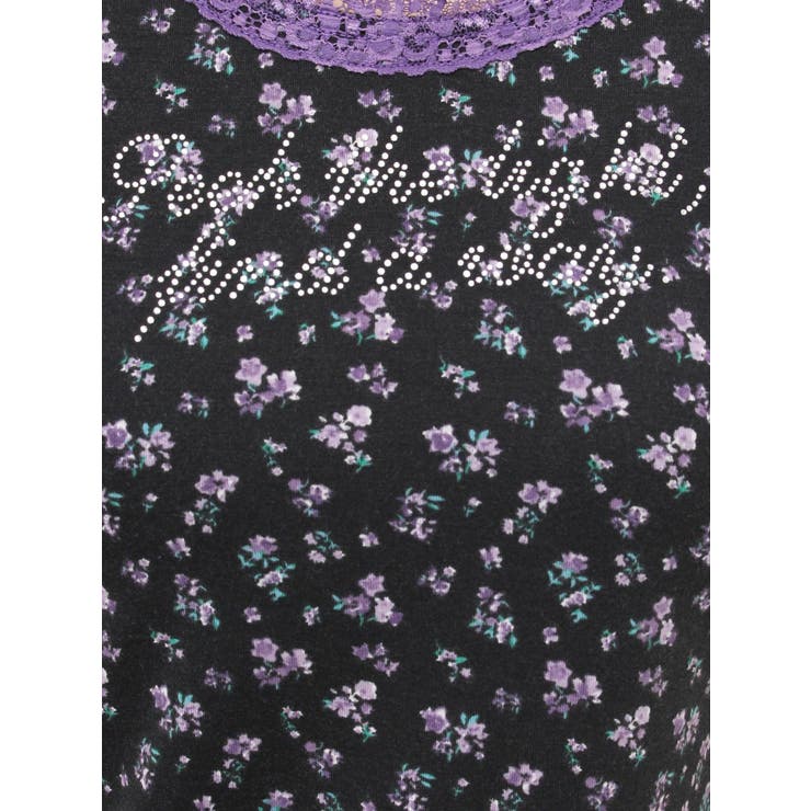 レースラインストーンロゴタンクトップ | jouetie | 詳細画像30 