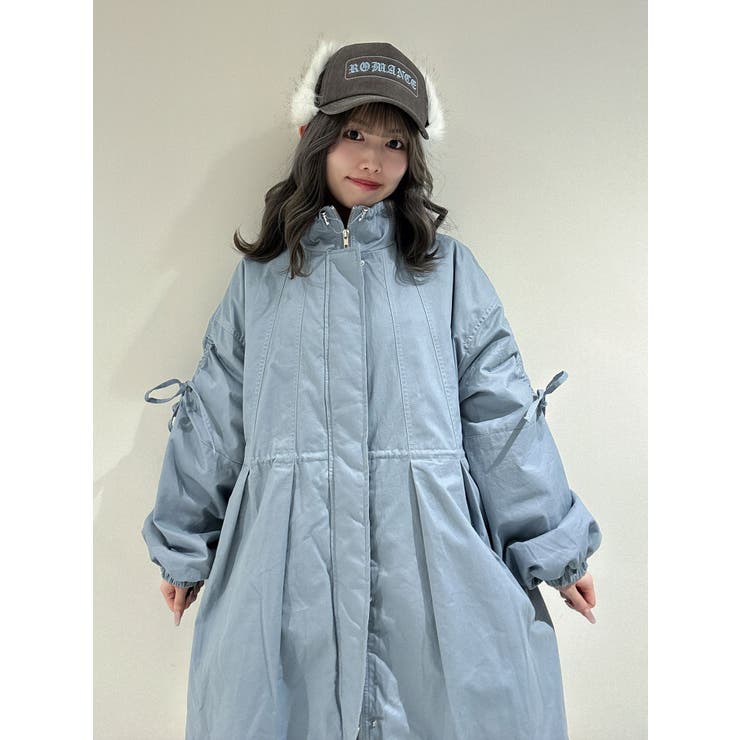 ギャザーリボンモッズコート[品番：MKSW0066638]｜jouetie（ジュエティ