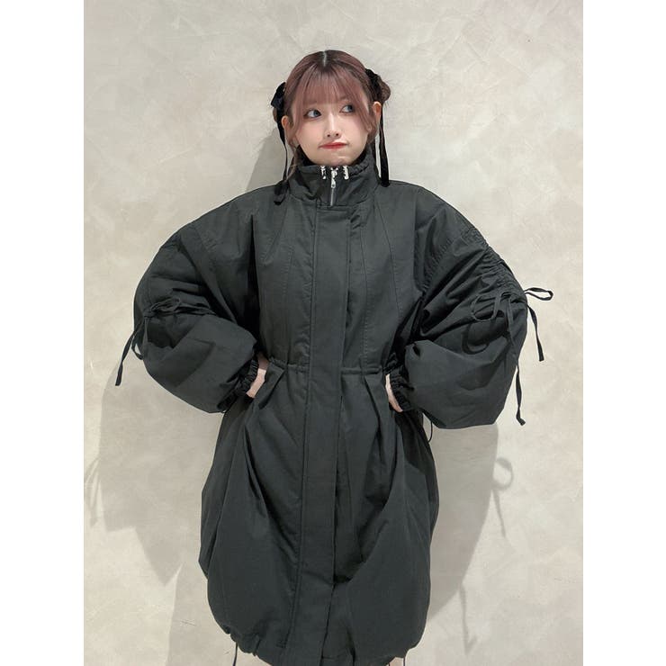 ギャザーリボンモッズコート | jouetie | 詳細画像17 