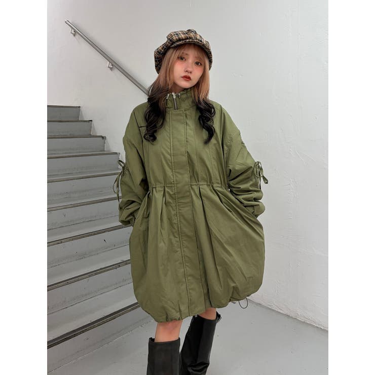 ギャザーリボンモッズコート | jouetie | 詳細画像19 