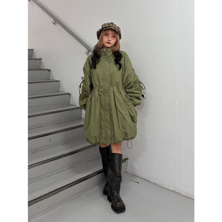 ギャザーリボンモッズコート | jouetie | 詳細画像20 