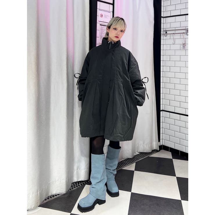 ギャザーリボンモッズコート | jouetie | 詳細画像25 