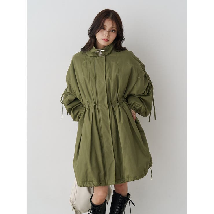 ギャザーリボンモッズコート | jouetie | 詳細画像27 