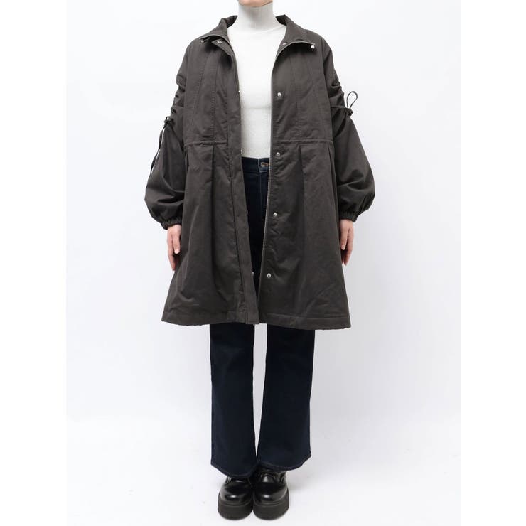 ギャザーリボンモッズコート[品番：MKSW0066638]｜jouetie（ジュエティ