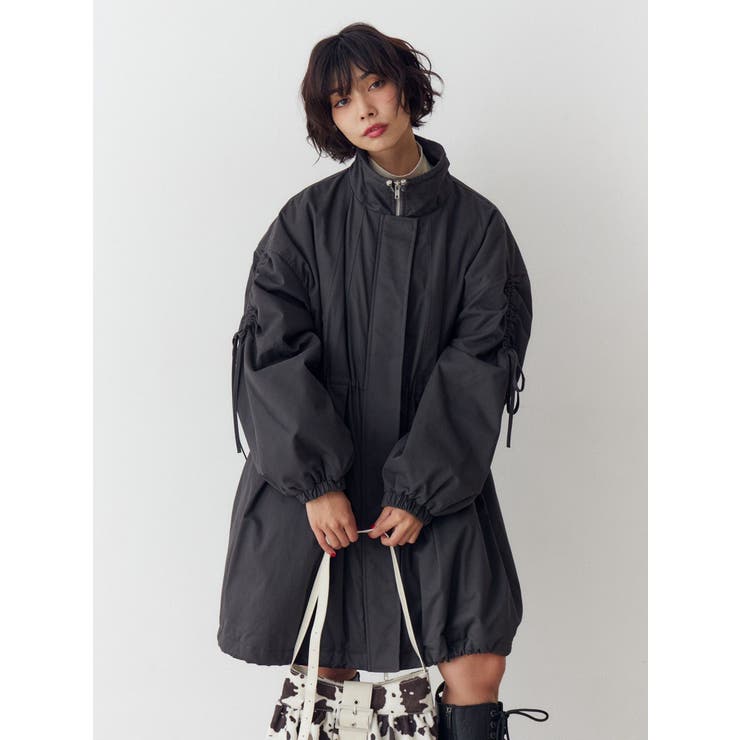 ギャザーリボンモッズコート | jouetie | 詳細画像8 