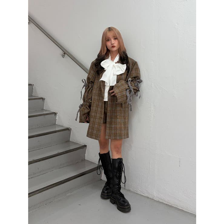 スリーブリボンジャケットコート | jouetie | 詳細画像31 