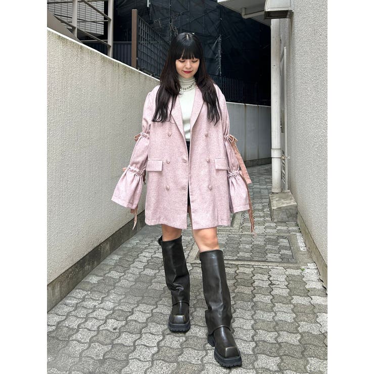 スリーブリボンジャケットコート | jouetie | 詳細画像36 