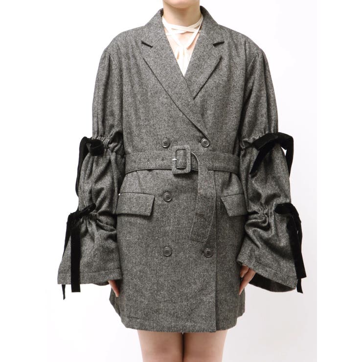 スリーブリボンジャケットコート | jouetie | 詳細画像37 