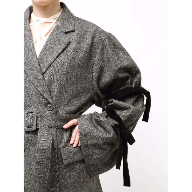 スリーブリボンジャケットコート | jouetie | 詳細画像41 